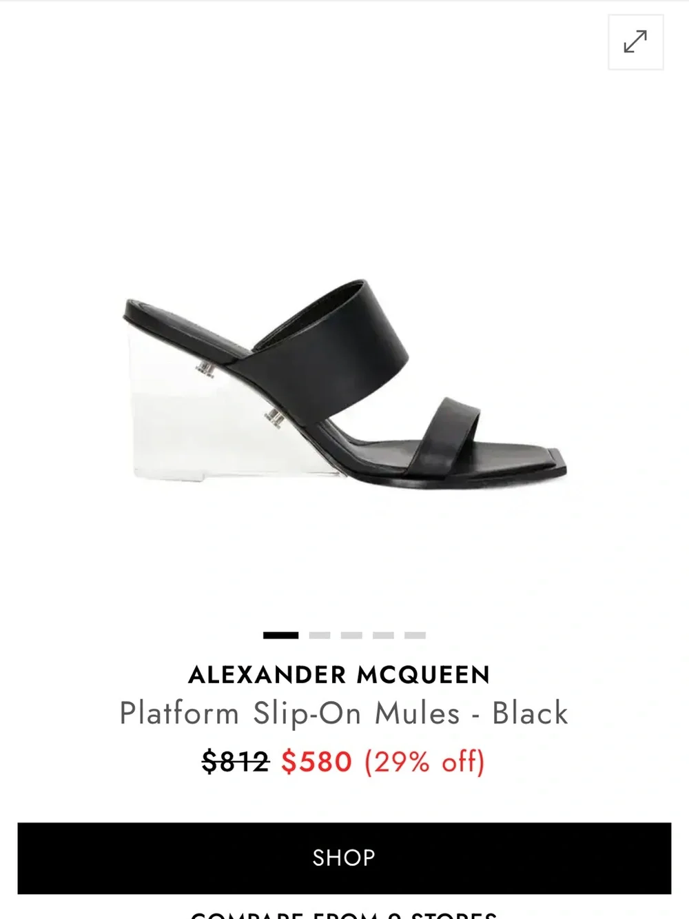 Alexander Wang black leather
